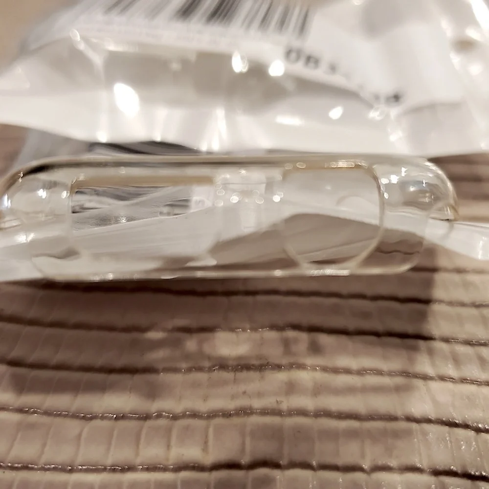 New Quality Flexible Clear Apple Series 4/5/6 Bumper Case + Screen Cover 44mm